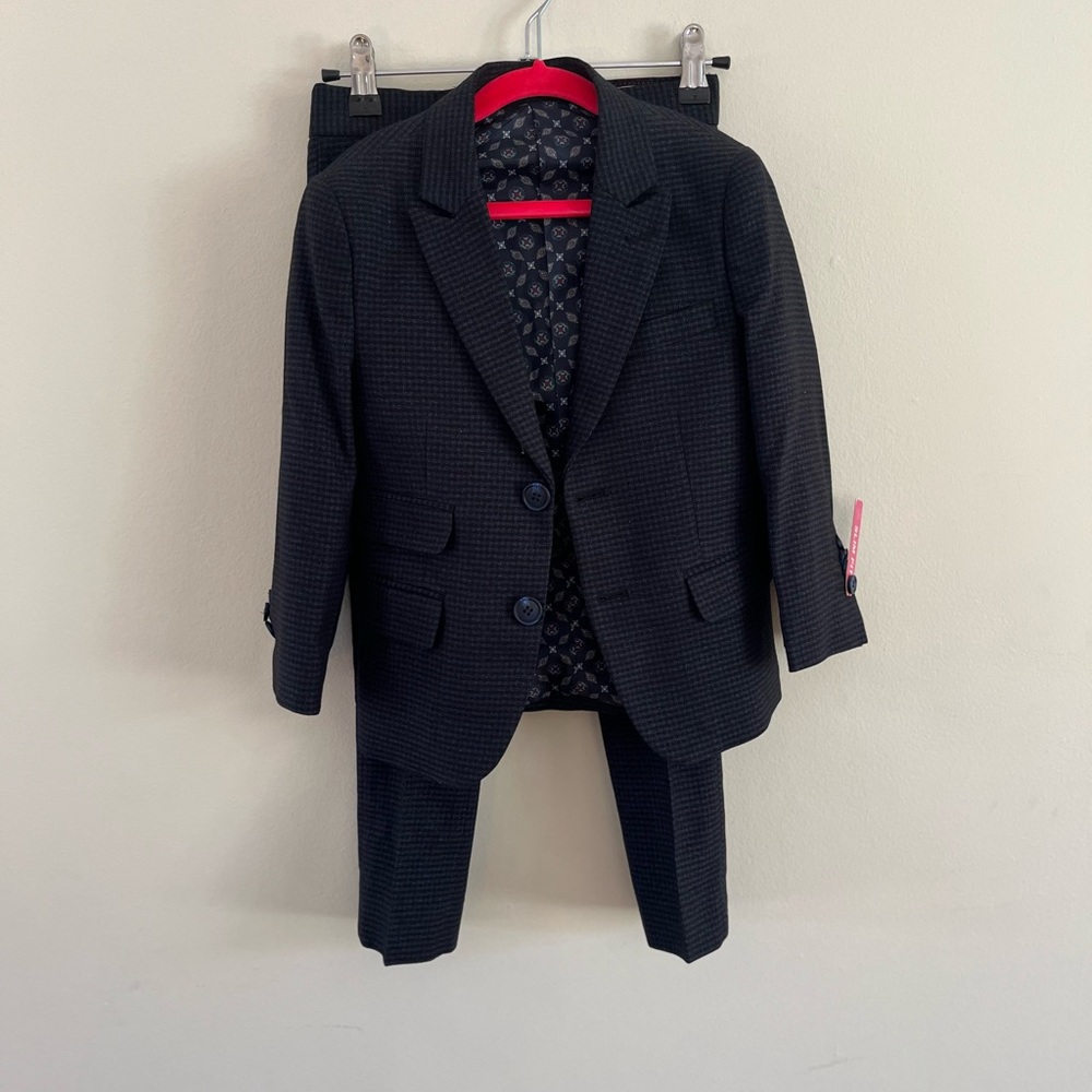 Isaac Mizrahi Navy Kids Blazer suit Set - Picture 2 of 8